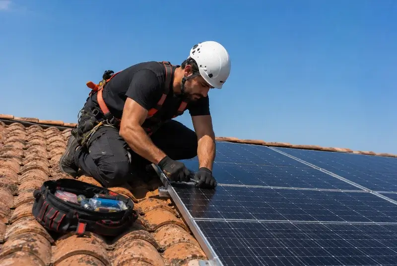 Maintenance et monitoring de panneaux solaires à Rognac